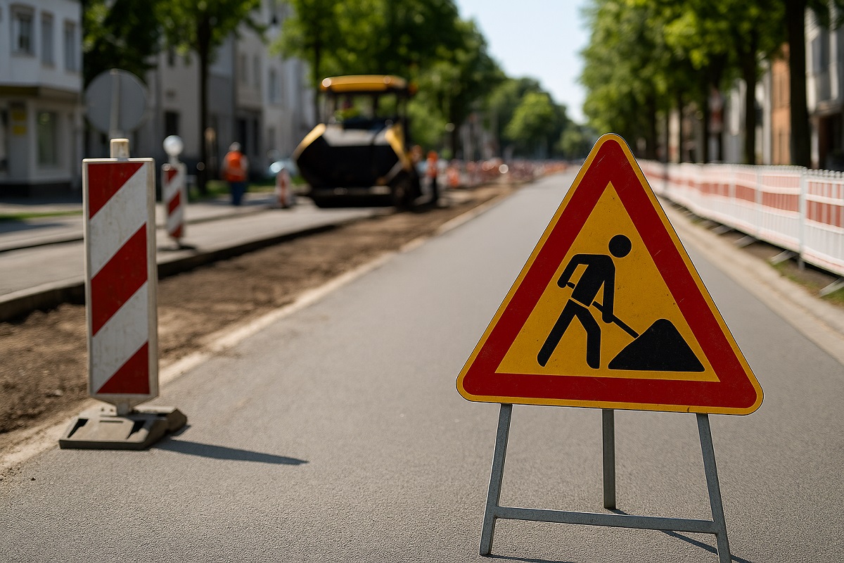 Vollsperrungen und Umleitungen: Straßensanierung an der Bergstraße startet