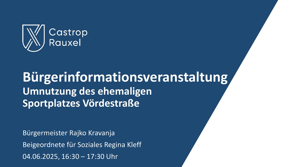 Projekt der Rütgers-Siedlung - hier sind alle Folien der Bürgerinformationsveranstaltung