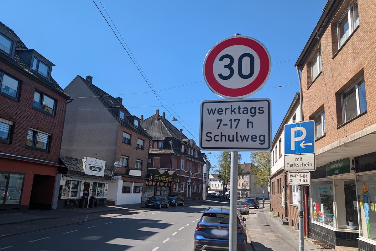 Tempo 30 in Ickern: Neue Schilder jetzt aufgestellt
