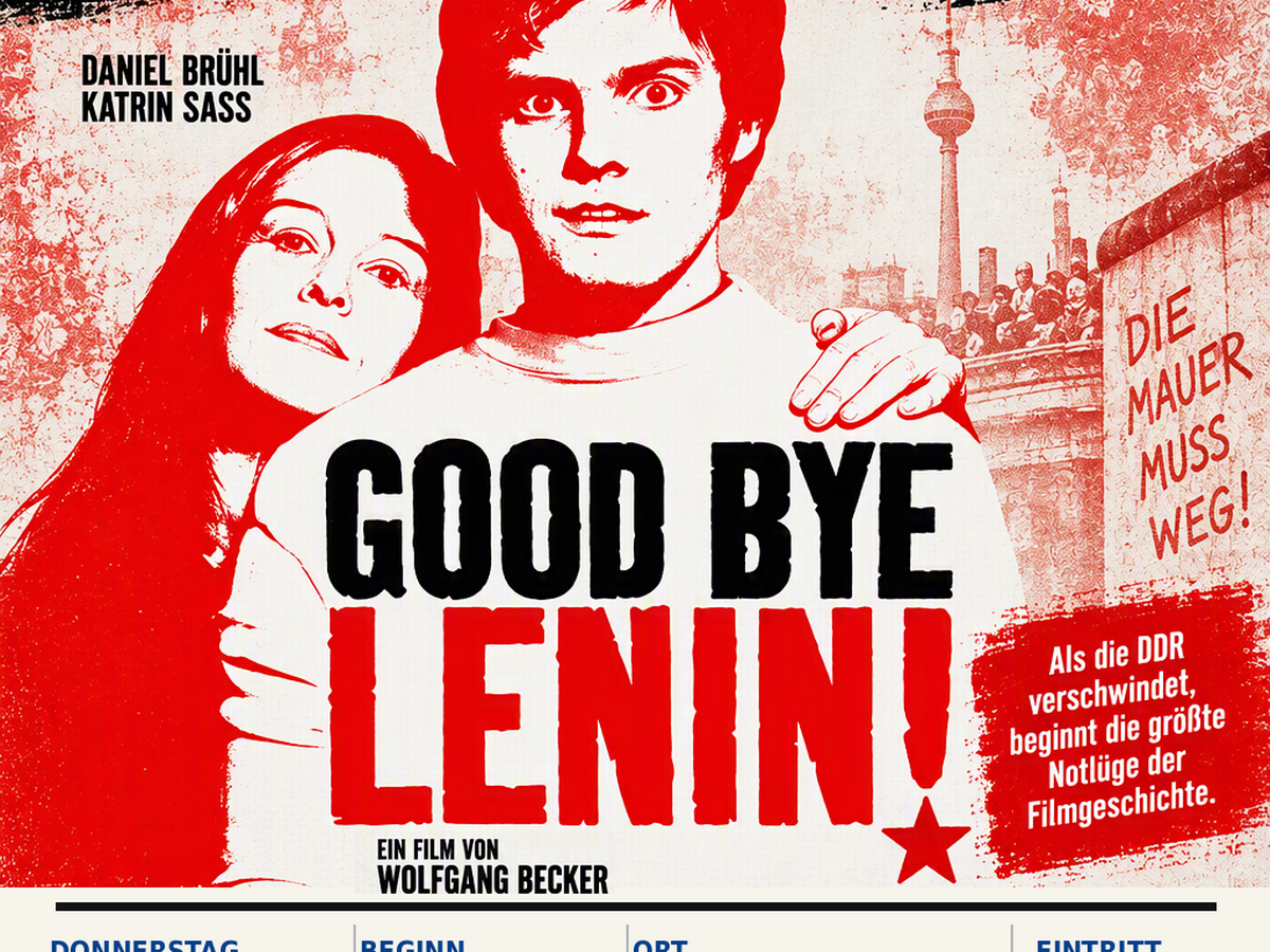 Bürgerkino Castrop-Rauxel zeigt „Good Bye, Lenin!“