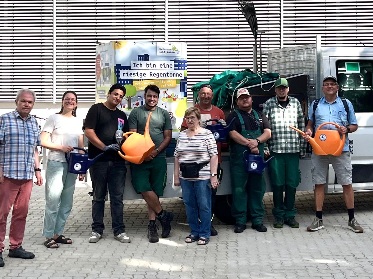 Regenwasser für den Gemeinschaftsgarten in Merklinde