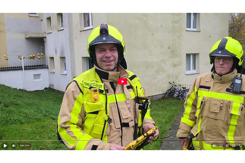 YouTube-Video zum Einsatz auf der Gertrudstraße