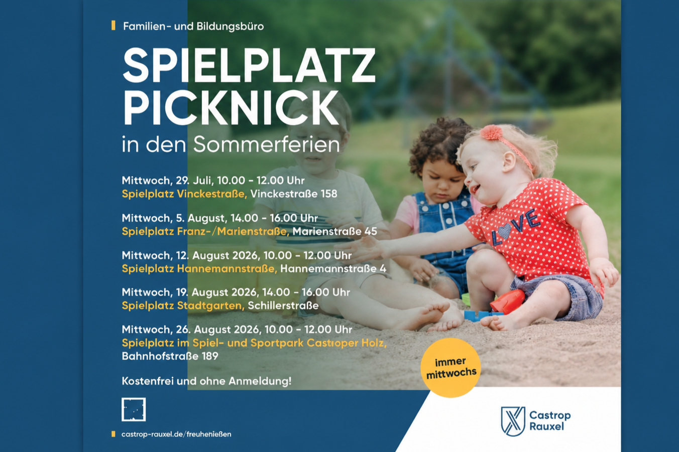Spielplatz-Picknick