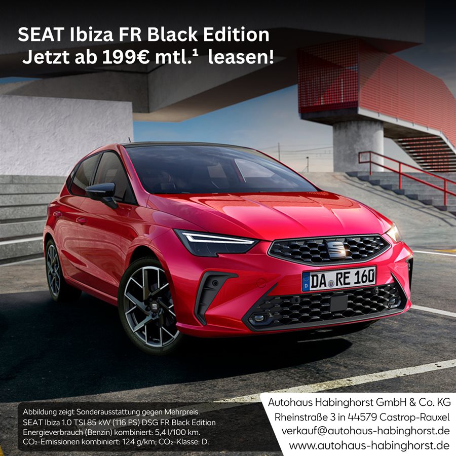 SEAT Ibiza FR Black Edition